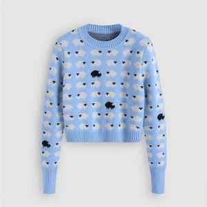 Princess Diana inspired Sheep sweater